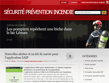 Tablet Screenshot of incendie-securite.fr